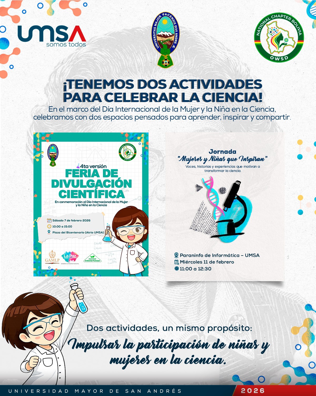 Interacción en la feria